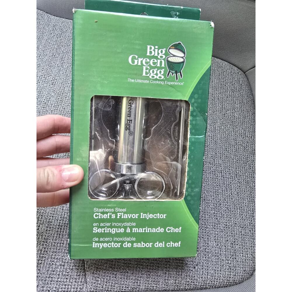 Big Green Egg Stainless Steel Chef’s Flavor Injector 119537 2 Needles Brand New